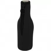 Czarny - Uchwyt na butelkę z neoprenu z recyklingu Fris