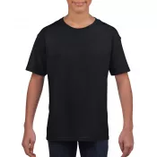 Black - Koszulka bawełniana 150 g/m² Gildan SoftStyle™ - DZIECIĘCA