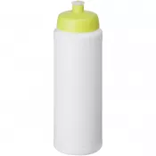 Biały-Limonka - Bidon Baseline® Plus o pojemności 750 ml z wieczkiem sportowym