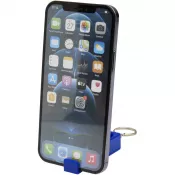 Błękit królewski - Aggia stojak na telefon z bambusa z zabawką sensoryczną z tworzyw sztucznych pochodzących z recyklingu