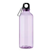 Butelka z RPET z karabińczykiem 500 ml MOSS RE500 Przezroczysty Fioletowy