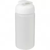 Biały-Przezroczysty - Bidon Baseline® Plus o pojemności 500 ml z wieczkiem zaciskowym i uchwytem