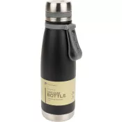 czarny - Butelka termiczna stalowa Pierre Cardin 650 ml