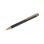 czarny - Długopis reklamowy metalowy VITE