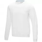 Biały - Męska organiczna bluza Jasper wykonana z GRS z recyclingu i posiadająca certyfikat GOTS