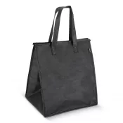 czarny - R-PET Torba chłodząca z włókniny 33 x 25,5 x 37 cm 75 g/m²