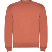 Koralowy - Ulan bluza unisex z zamkiem błyskawicznym na całej długości