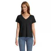 Koszulka damska V-neck Sol's REGENT V WOMEN Deep Black