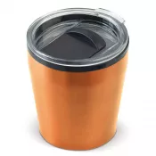 pomarańczowy - Kubek do kawy na wynos 180ml
