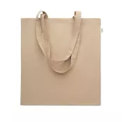 Torba z bawełny z recyklingu 140 g/m² VIVEKA COLOUR Khaki
