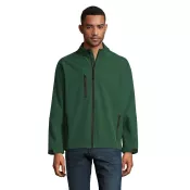 Softshell męski 3-warstwowy 340 g/m² Sol's RELAX Ciemno-Zielony