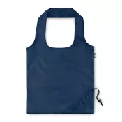 Torba składana z RPET 190T w etui FOLDPET Francuski Granat