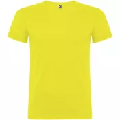 Żółty - Beagle koszulka dziecięca z krótkim rękawem