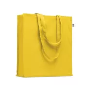 Torba z bawełny organicznej 220 g/m² BENTE COLOUR Zólty