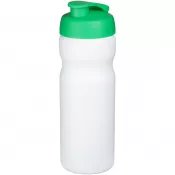 Biały-Zielony - Bidon Baseline® Plus o pojemności 650 ml z otwieranym wieczkiem