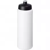 Biały-Czarny - Bidon Baseline® Plus o pojemności 750 ml z wieczkiem sportowym