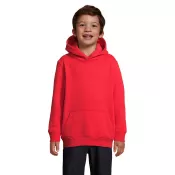 Bluza dziecięca z kapturem Sol's CONDOR KIDS Bright Rojo
