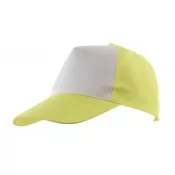 żółty - 5-segmentowa czapka SHINY