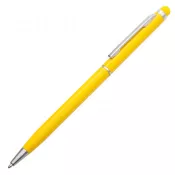 żółty - Długopis aluminiowy Touch Tip