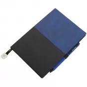 niebieski - Notatnik A5 w kropki i długopis REPORTER Pierre Cardin