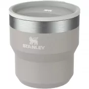 Szary - Termoizolowany kubek kempingowy Stanley Stay Hot 295 ml ze stali nierdzewnej, umożliwiający wkładanie kubków jeden w drugi