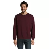 Bluza męska z okrągłym dekoltem 260 g/m² Sol's SPIDER Oxblood