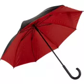 czerwony - Parasol manualny ø102 cm FATIMA