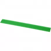 Zielony - Refari linijka z tworzywa sztucznego pochodzącego z recyklingu o długości 30 cm