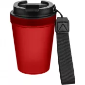 czerwony - Kubek podróżny 350 ml