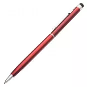 czerwony - Długopis aluminiowy Touch Tip