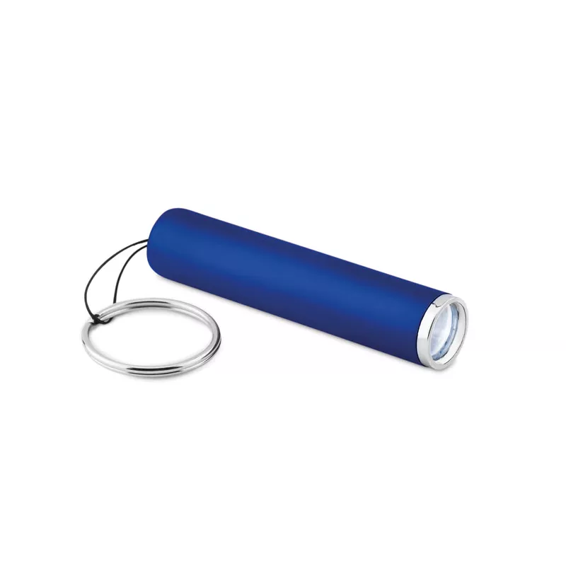 Brelok z latarką LED i podświetleniem SANLIGHT - Niebieski (MO9469-37)