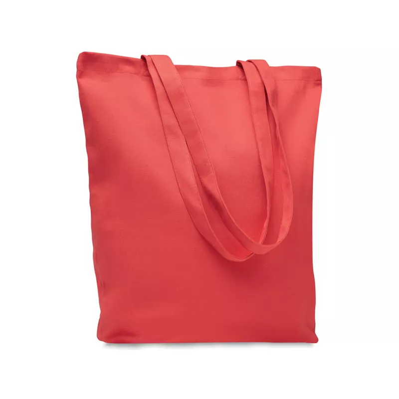 Torba bawełniana na zakupy 270 g/m² RASSA COLOURED - Czerwony (MO6442-05)