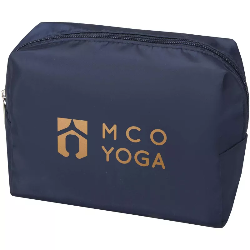 Muse kosmetyczka z certyfikatem GRS z tworzywa RPET  - Granatowy (12077140)