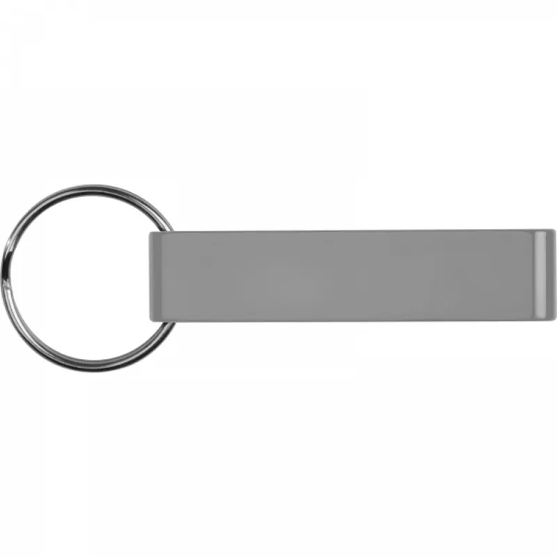Brelok metalowy otwieracz do butelek ADRIANO - szary (8232507)