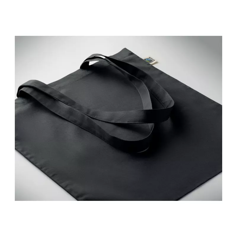Torba bawełniana Fairtrade 180 g/m² OSOLE+ COLOUR - Czarny (MO2589-03)