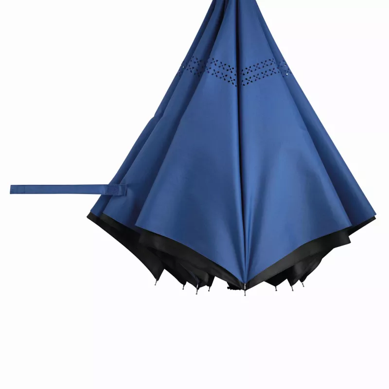 Parasol FLIPPED - czarny, niebieski (56-0103370)