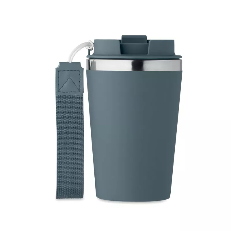Kubek termiczny 350 ml z paskiem na nadgarstek TOPAZ - Petrol (MO2317-20)