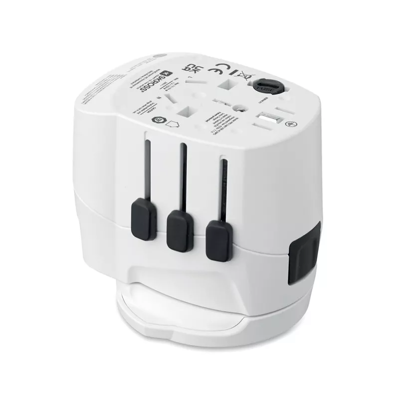 Adapter podróżny USB 30W Skross PRO LIGHT USB AC30 PD - Bialy (MO2981-06)