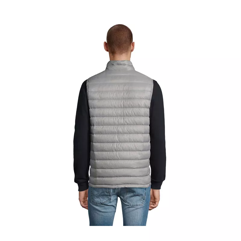 Kamizelka puchowa męska Sol's WILSON BW MEN - Metal Grey (S02889-MG)
