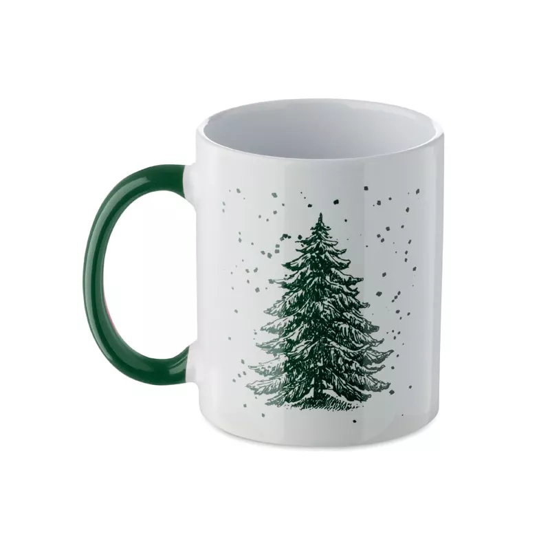 Kubek ceramiczny świąteczny 300 ml FESTIMUG - Zielony (CX1571-09)