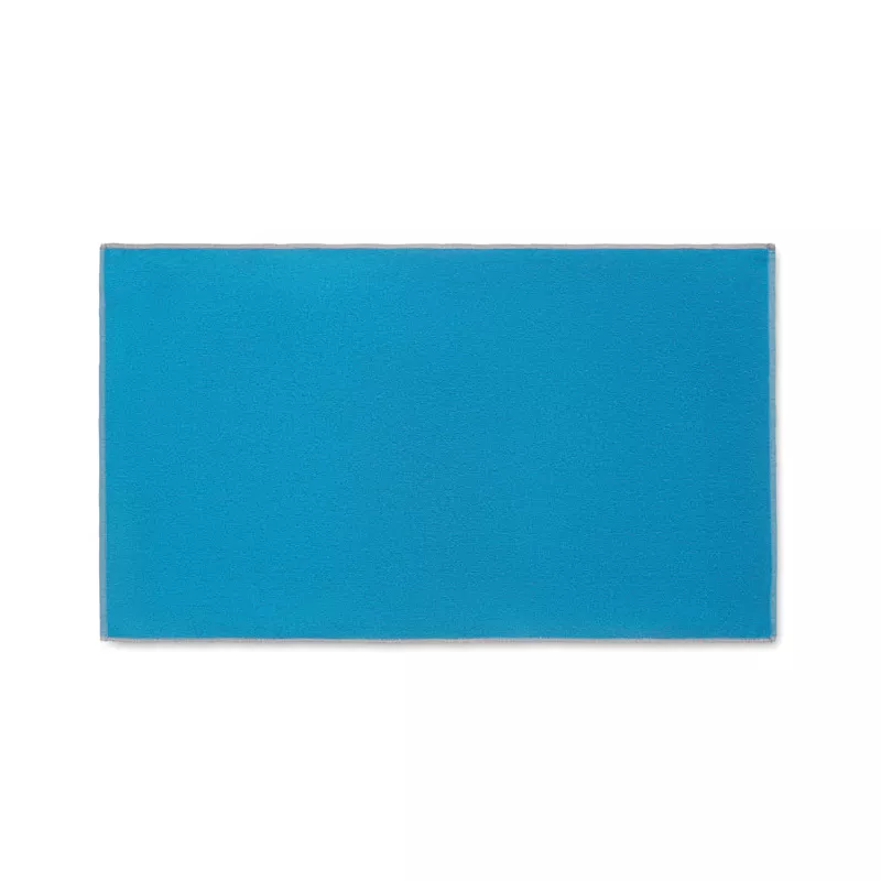 Ręcznik żakardowy SEAQUAL® 100x170 cm 500 g/m² WATER - Turkusowy (MO2060-12)