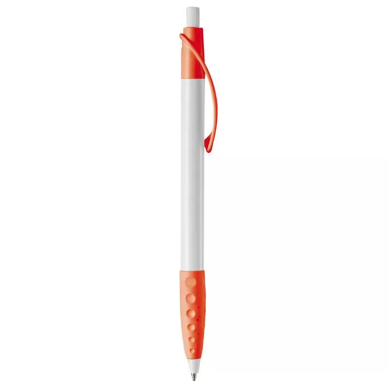Długopis plastikowy (ABS) Cosmo - biało / pomarańczowy (LT87622-N0126)