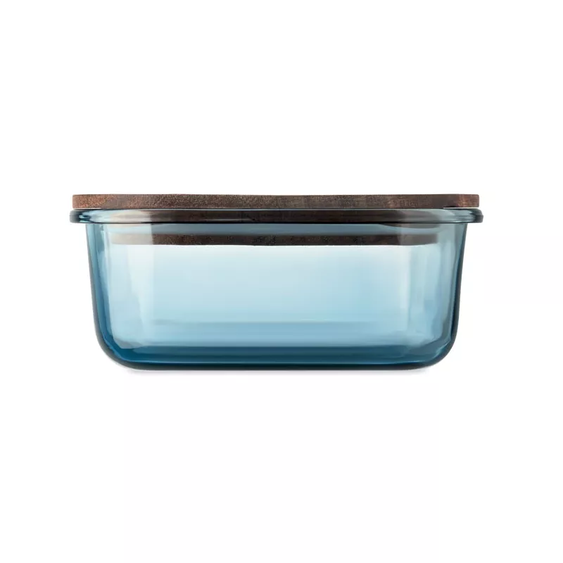 Lunchbox szklany 800 ml VITRIO LUNCH - Przezroczysty Niebieski (MO2750-23)