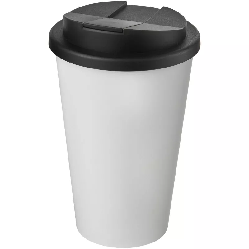 Americano® 350 ml tumbler with spill-proof lid - Biały-Czarny (21069500)