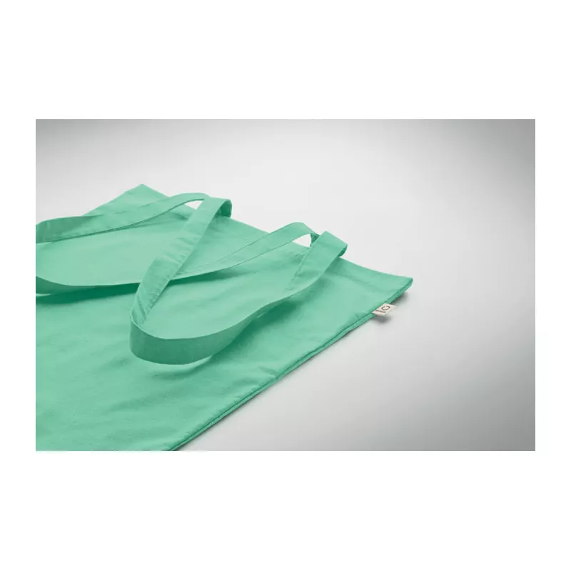 Torba z bawełny z recyklingu 140 g/m² VIVEKA COLOUR - Miętowy Zielony (MO2302-77)