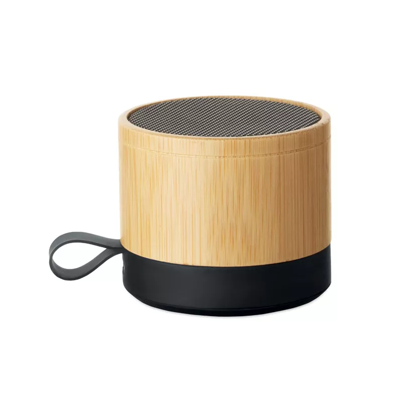 Głośnik w bambusowej obudowie 3W RECAR BAMBOO - Drewna (MO2801-40)