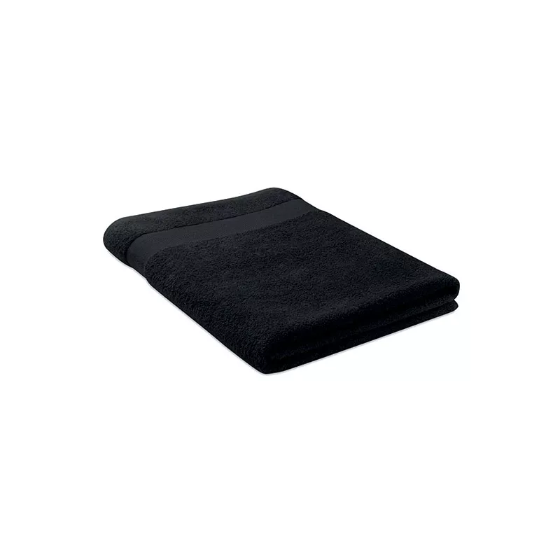 Ręcznik frotte organiczny 100x180 cm 360 g/m² MERRY - Czarny (MO9933-03)