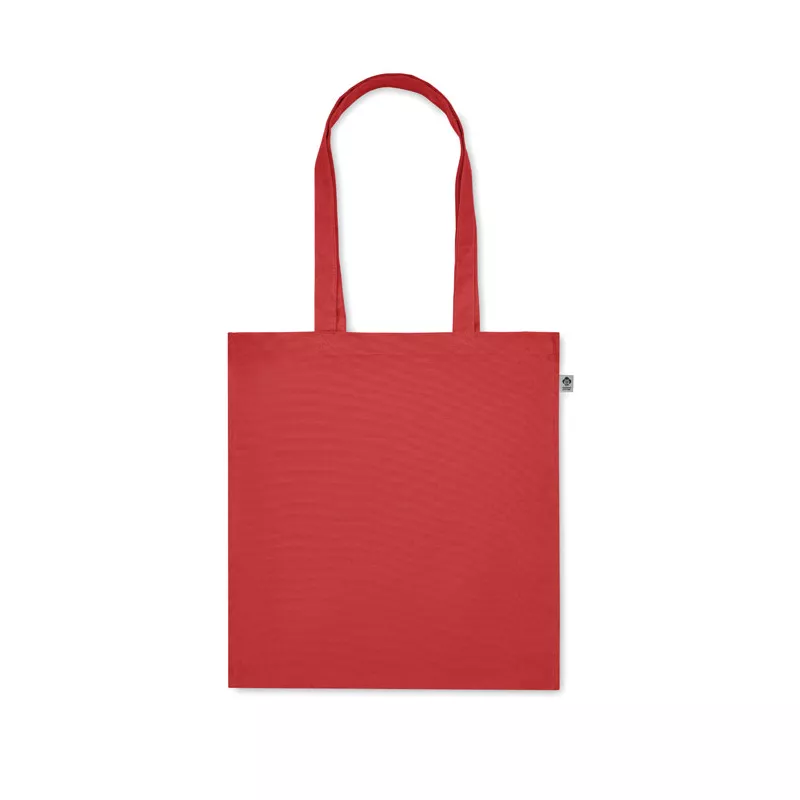 Torba z bawełny organicznej 220 g/m² BENTE COLOUR - Czerwony (MO2197-05)