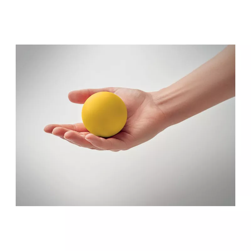 Piłka gumowa do odbijania 6 cm FUNBALL - Zólty (MO2931-08)