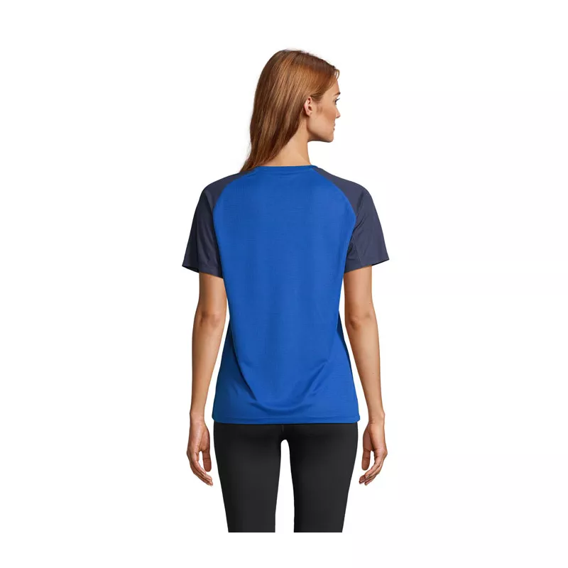 Koszulka sportowa damska Sol's VORTEX WOMEN - French Navy/Royal Blue (S04788-ET)